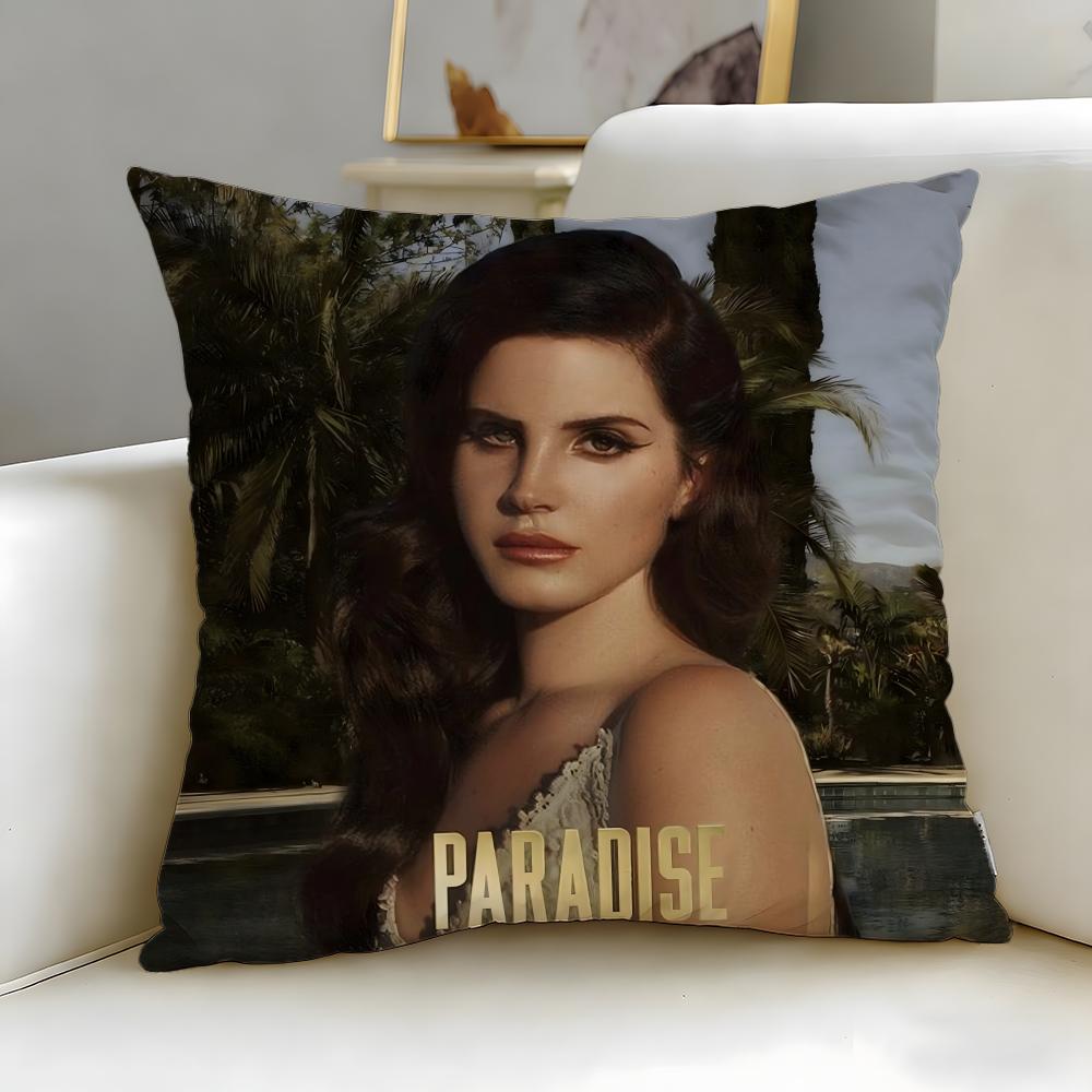 Populära sångerskan Lana Del Rey Kuddfodral Mjukt & Lätt att Tvätta Örngott – Mångsidigt för Soffa, Säng, Resa och Kontor