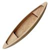Mini Canoe Wooden Boat Model Vintage Decor Boat Model Ornaments Fishing Boat Decor  Office Bedroom