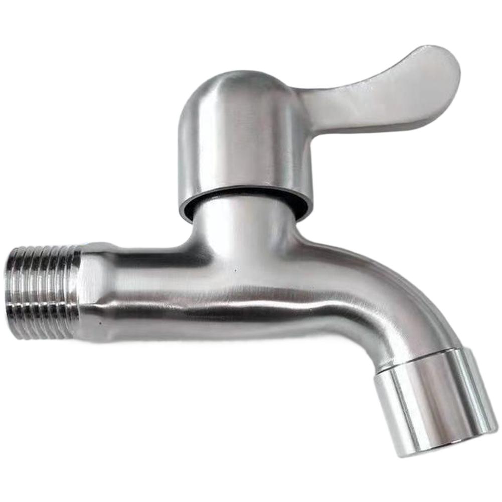 Faucet Stainless Steel Quick Open Faucet High Temperature Resistant Extended Water Tap For Garden Home Bathroom Kitchen Replace