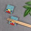 Stylish Kutani Ware Chopstick Rest Pair Set with Lion Dance Ceramic Cutlery Made In Japan Design, Rest,
