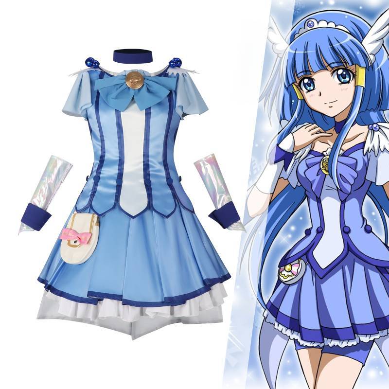 Smile Precure Cure Beauty Cosplay Costume With Polyester Fabric For Anime Role Play And Gift For Teens