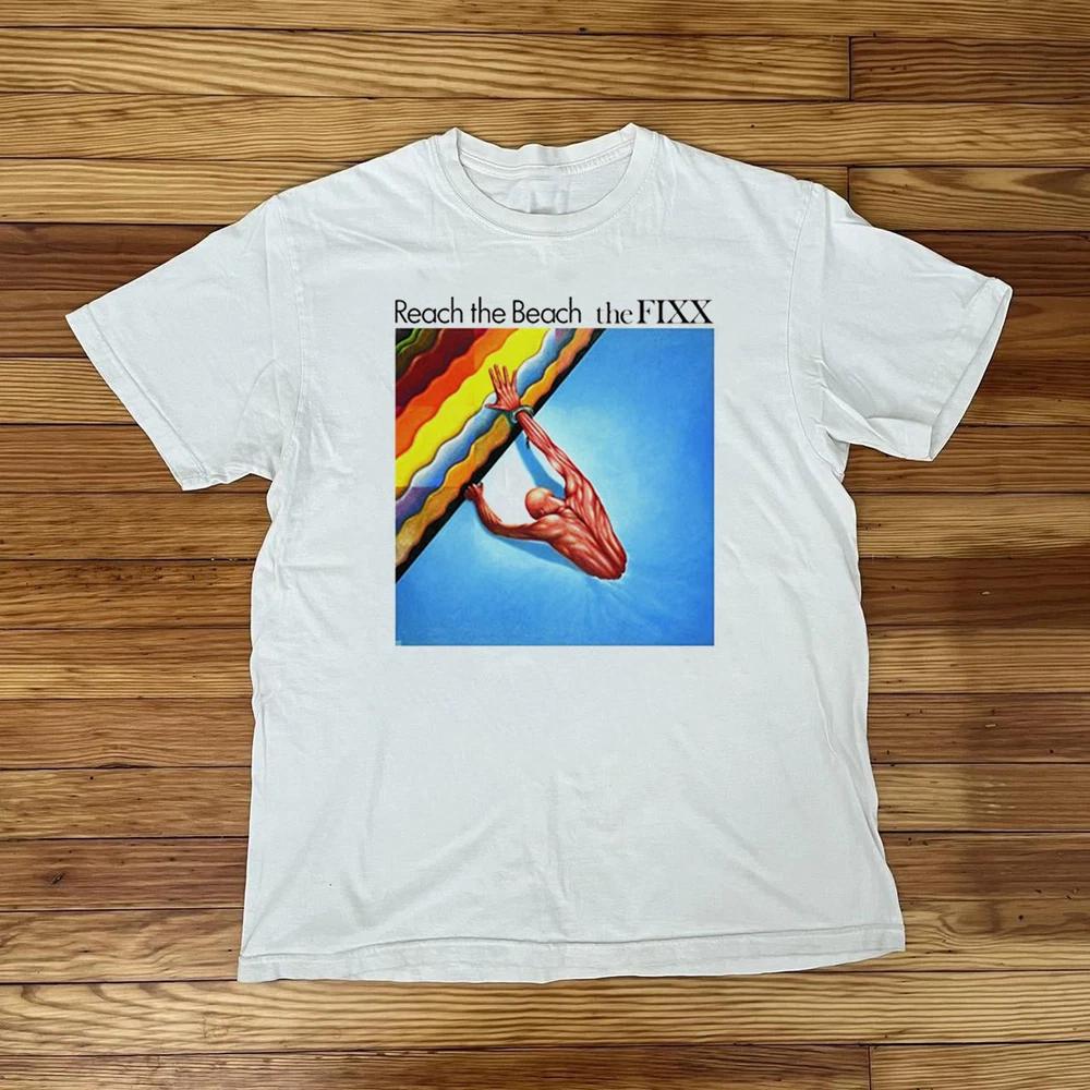 Hot The Fixx White Cotton All Size S5xl Gift Fans Shirt Mi385 S