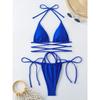Sexy Micro Bikini 2025 Kruislings Bandage Zwemkleding Vrouw Zwempak Vrouwelijke Tanga Bikini Set 2 Delig Dames Badpak Strandkleding