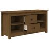 Vidaxl Szafka Pod Tv, Miodowy Brąz, 103X36,5X52 Cm, Drewno Sosnowe
