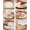 1 stuk - Eenvoudige Chinese dumplingvorm, deegpers voor in de keuken, ravioli-vorm, bakgereedschap