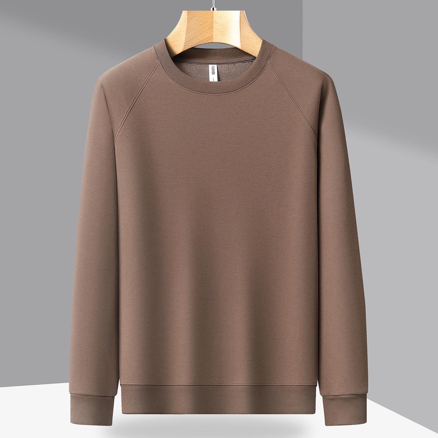 Fat Brother 2025 Men s Plus Size Velvet Thick Long Sleeve Raglan Sweatshirt 4XL (150-170 jin)