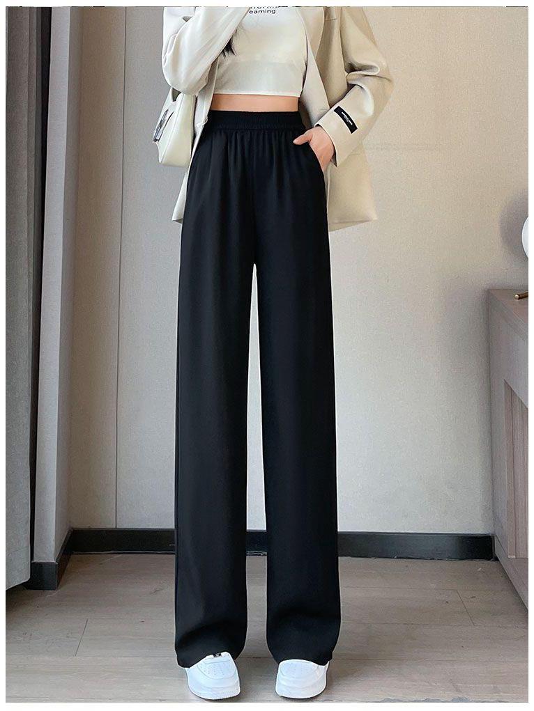 Schwarze Palazzo-Hosen für Damen (Petite) - Optionen mit schmalem & weitem Bein
