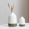 Manhattan Two-Color Ceramic Vase, High-End Flower Insert, Home Aromatherapy Bottle, Desktop Decoration Ornament