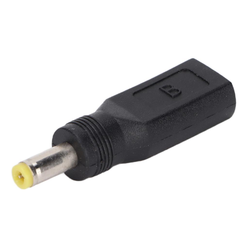 Zasilacz do laptopa Mini TYPEC Żeński na Męski Konwerter DC na TypeC Adapter do notebooka