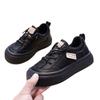 Children's sports shoes spring and autumn new boys' real soft leather board shoes soft sole single shoes medium and older children's casual shoes