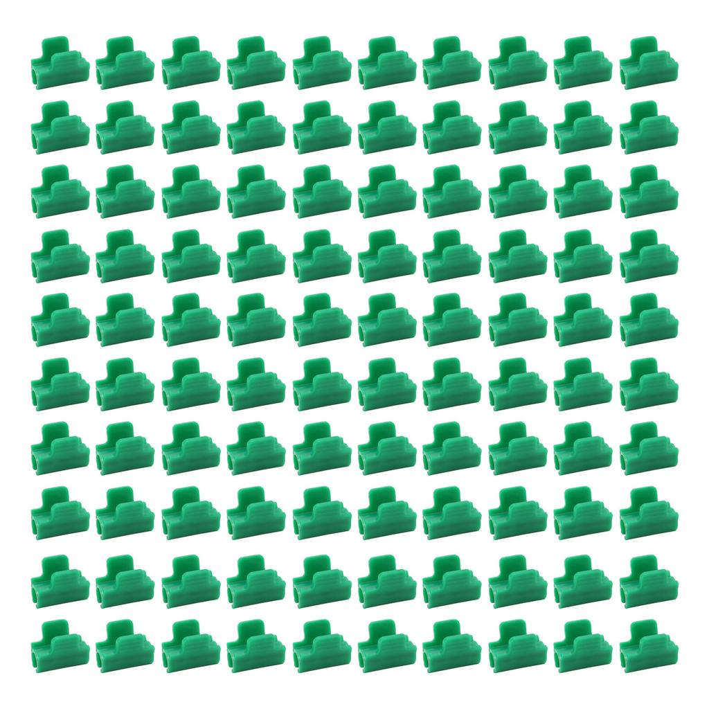 100pcs Greenhouse Clamps Film Row Cover Netting Tunnel Hoop Clip Frame Shading Net Rod Clip Greenhouse Film Clamps