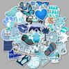 50 Purple Cartoon Graffiti Stickers for Suitcase, Water Bottle, Skateboard, Refrigerator - Waterproof and Mixable Decals