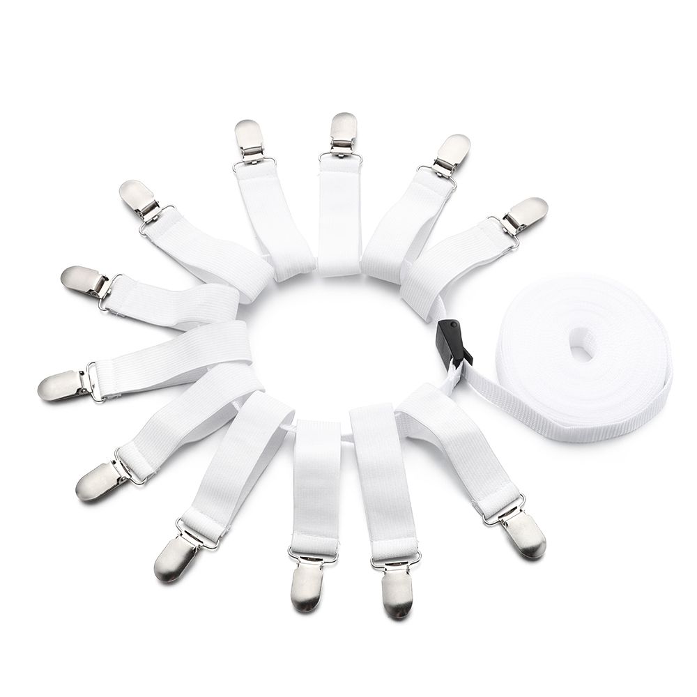 Slip-Resistant Bedding Holder Straps Mattress Clip Belt Grippers Elastic Fastener Bed Sheets Buckle