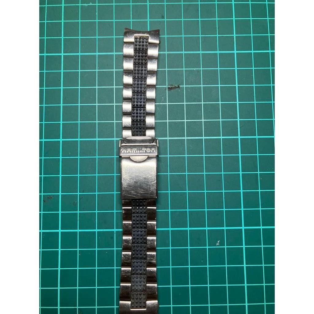 Used Working item Hamilton Khaki Action 6309 Quartz Genuine Bracelet (with translation)