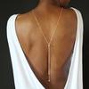Simple Double Waist Chain Geometric Sequins Beach Party Imitation Pearl Body Chain Fashion