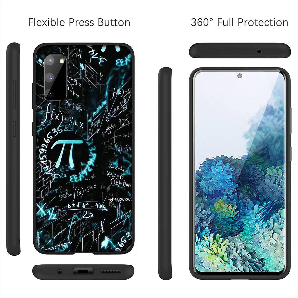 Cover for iPhone 17 16 15 Xiaomi Poco Redmi Note 14 13 12 11 Pro Max Samsung Galaxy S25 S24 9 OPPO Huawei Chemistry Maths Equation Formula Phone Case