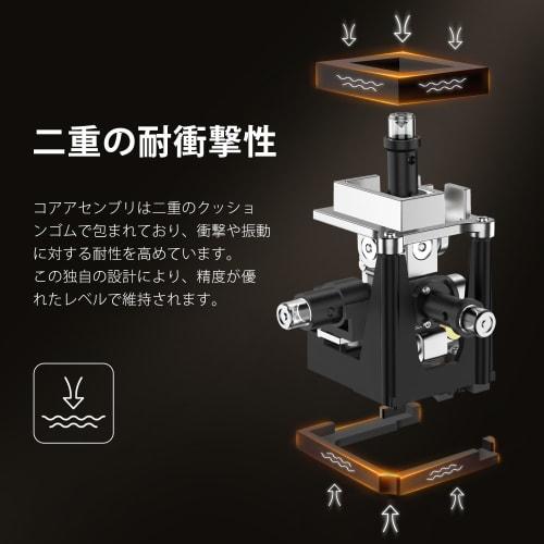 DOVOH High-Brightness Laser Level with Receiver, Daylight Visibility, 360 Self-Leveling, Up To 400 Feet/120M Long Range, 110mW High-Output Green Lase