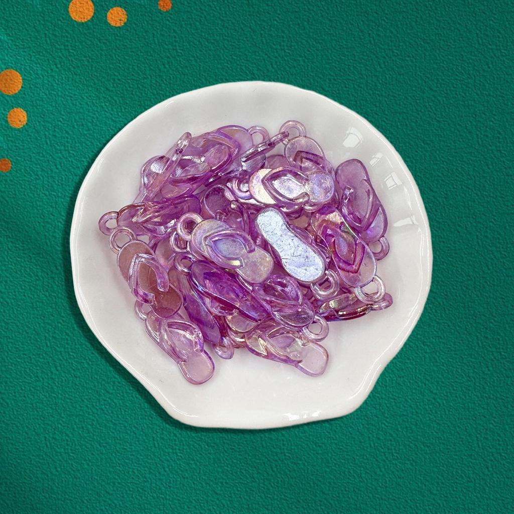 60/90 st 8*22 mm Pärlor Godis Färg Handgjorda Material Tofflor Form Telefon Kedjetillverkning DIY Akryl pärlmaterial Hantverk