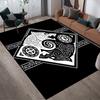 1pc Mayan Totem Print, Design Area Rug - Soft, Anti-Slip, and Durable Gaming Room Decor for Bedroom, Living Room
