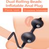 Inflatable Anal Plug Silicone Huge Anal Ball Expander Butt Plug Dilator Prostate Massager G Spot Stimulator Expansion Sex Toys