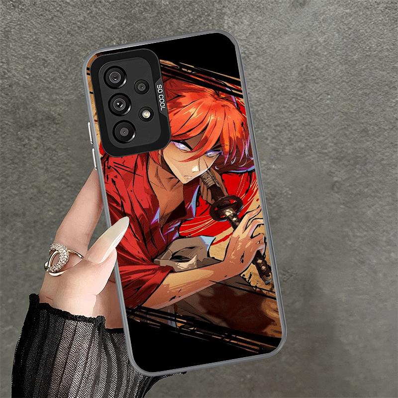 Rurouni Kenshin Anime Soft Phone Case for Samsung A17 A16 A15 A14 A13 A57 A56 A55 A54 A53 A37 A36 A35 A34 A33 A26 A25 A24 A23 A5