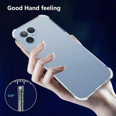 Custodia Trasparente in TPU Antiurto a Quattro Angoli per Fairphone 6 5 Cover Protettiva Tappo Trasparente Capa Coque Fundas