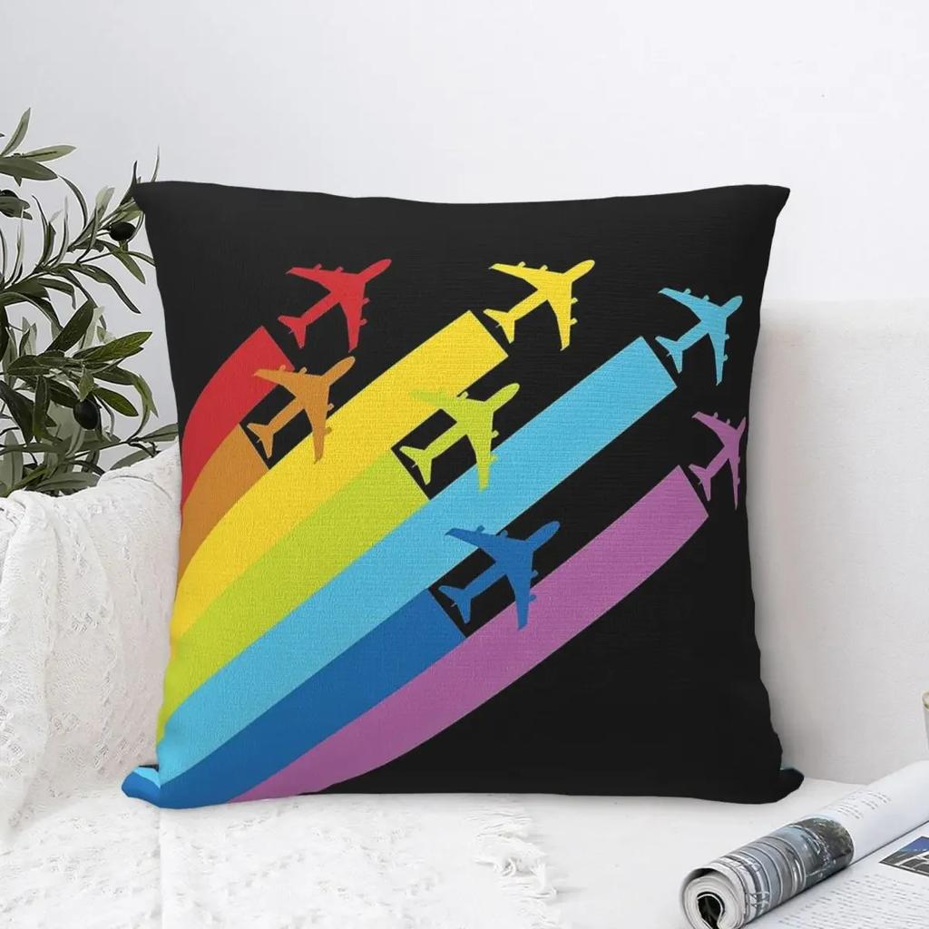 Pinyin List Lot Prezent Samolot Pilot Samolotu Nadruk Poszewka na Poduszkę Sofa Poszewka na Poduszkę Wystrój Domu Impreza Samochód Pościel