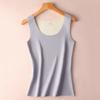 Women's Thermal Underwear Vest Heating Fiber Plush Thick Bottoming Top