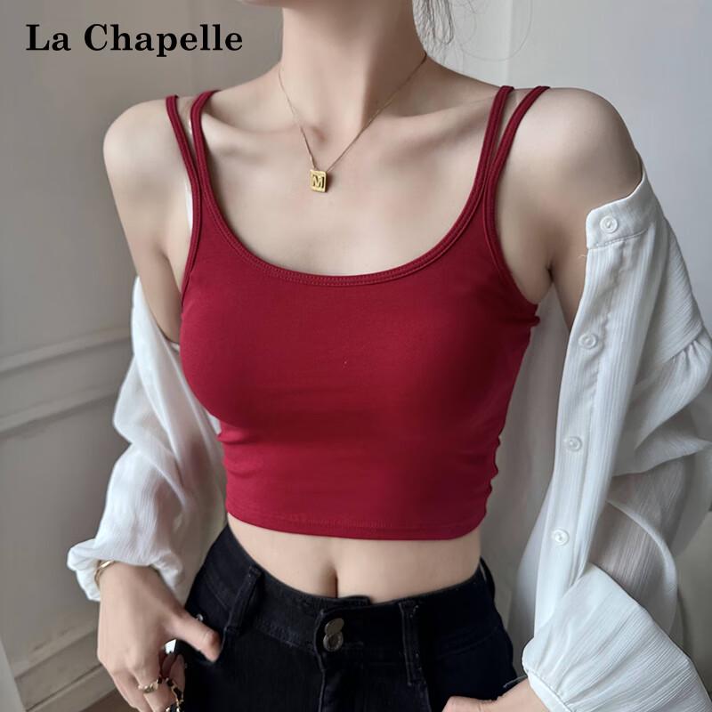 

La Chapelle Women s Built-in Bra Camisole Top XL