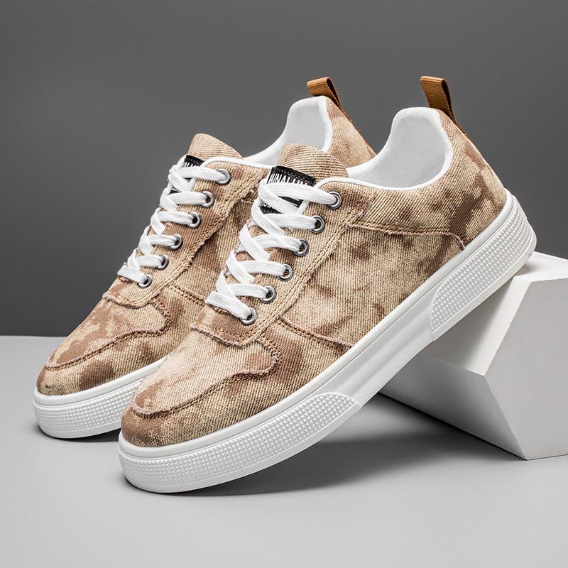 Fashion Youth Vintage Canvas Shoes for Men Summer Designer Breathable Board Shoes Casual Flats Shoes Korean Trend Man Sneakers Masculino