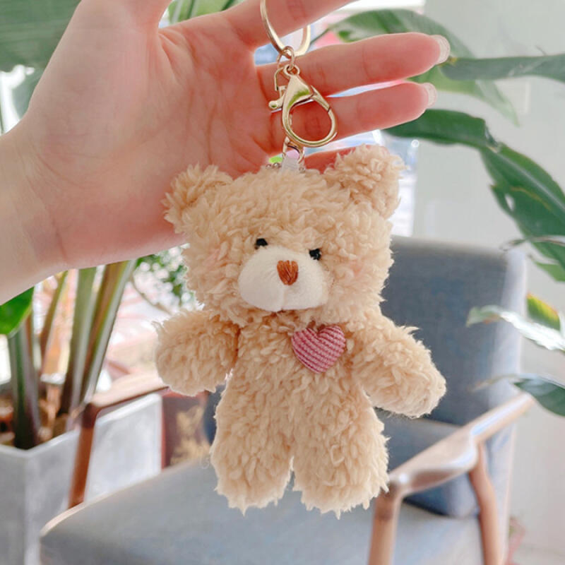 Teddy Bear Keychain, Car Key Holder, Bag Accessory