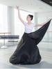 Red Shoes Midi Skirt: Gossamer Korean Dance Performance Costume for Women