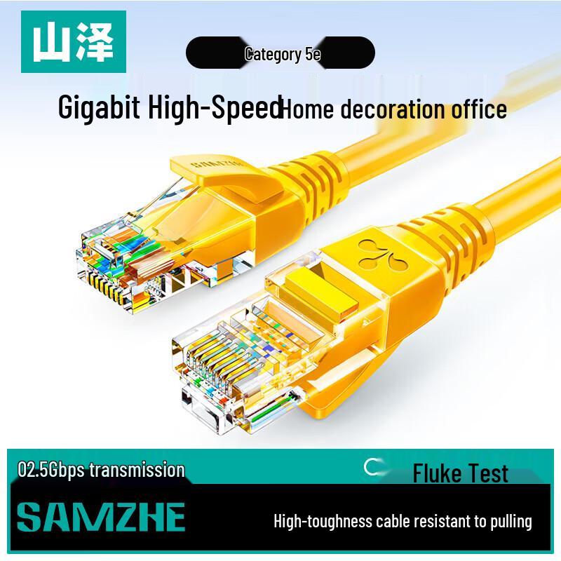 SAMZHE Cat5e Gigabit Ethernet Cable