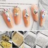 Multi-Size Nail Caviar Beads for Nails 3D Nail Art Decorations Micro Mini Metal Nail Beads Design DIY Nail Jewelry Beads