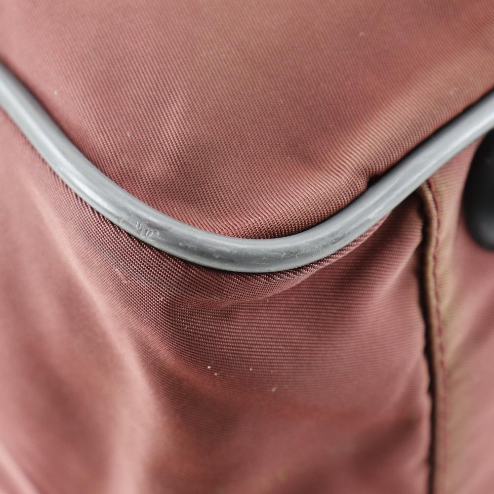 PRADA SPORTS Boston bag 2WAYShoulder Red tea Nylon unisex Used