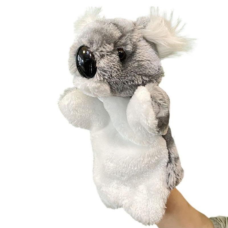 Plush Zodiac Animal Hand Puppet Dog - Parent-Child Toy Glove Set