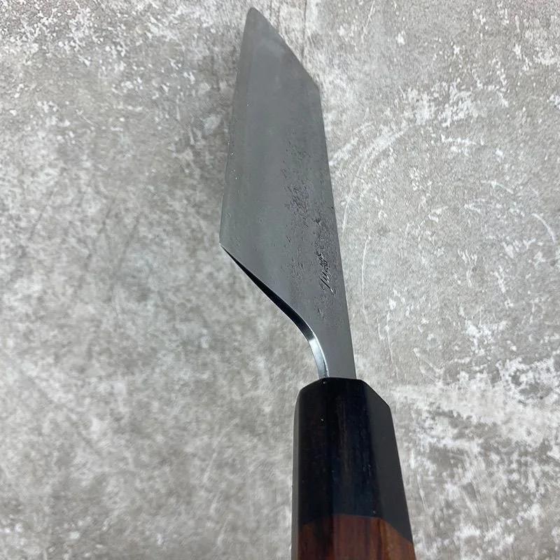 6.5 Inch Nakiri Knife Stainless Silver Steel No. 3 Blade Wood Handle Chef Cleaver Meat Slicing Vegetables Japanese Kitchen Knife