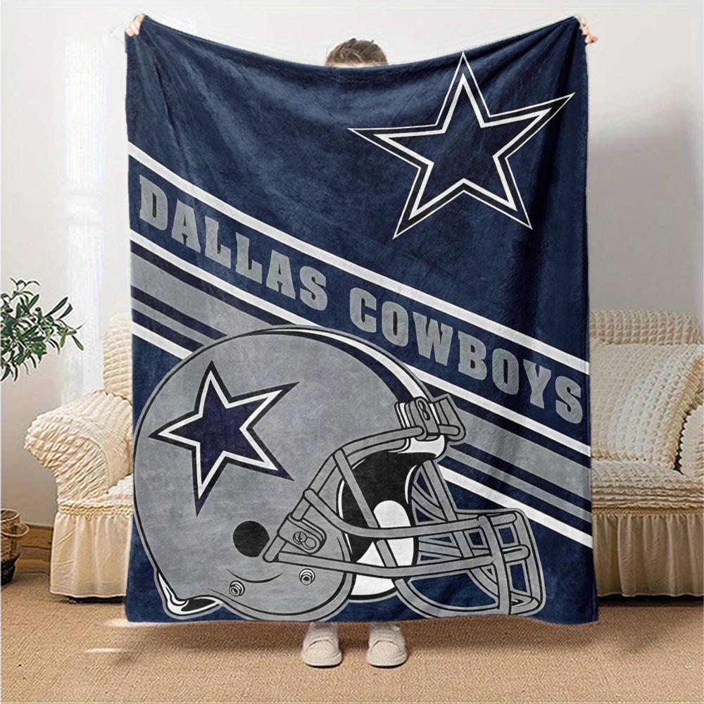 1pc Blanket - Dallas Cowboys Print Design,Lightweight Blanket for Sofa,Bed- Soft &Warm,Gift for All Seasons