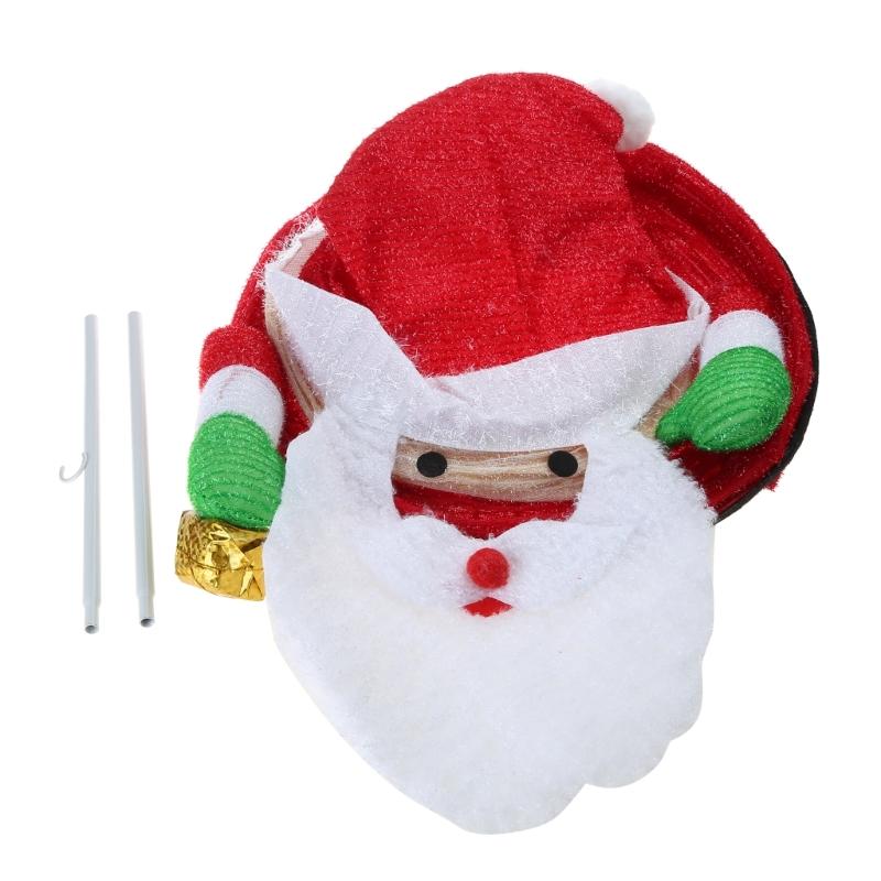 Indoor Outdoors Garden Christmas Snowman Santa Penguin Lantern Ornament X3UC