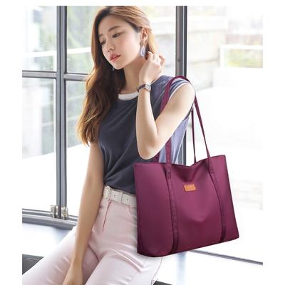 Sac grand format en tissu simple sac à bandoulière décontracté et léger pour femmes sac pour femmes sac de shopping pour femmes