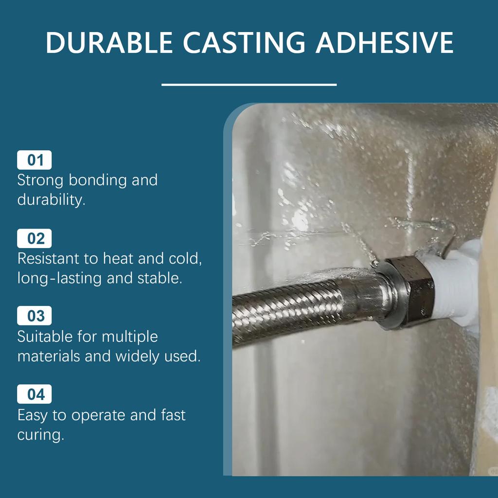 Casting Adhesive, Metal Pipe Glue, High-strength, Universal For Home And Industrial Use, With Super Strong Bonding Performance.