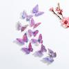 3D Realistic Double-Layer Butterfly Wall Stickers for Home Décor