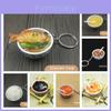 Adorable Simulated Food Mini Bowl Key Chain Pendant Decorations