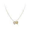 Gold necklace female French retro exquisite niche design stacked wearing love collarbone chain commuting versatile
