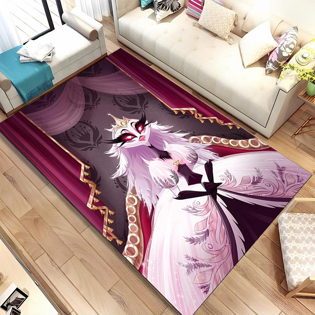 Helluva Boss Blitzo felnőtt animációs rajzfilm szőnyeg, szőnyeg otthoni nappaliba, hálószoba kanapé lábtörlő dekoráció, csúszásmentes padlószőnyeg