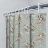 Vintage Retro Yellow Floral Shower Curtain With Pineapple Print Decorative Waterproof Bath Mat Set For Home Bathroom Accessories