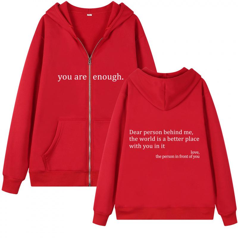 2025 Women's Oversized Hoodie Jacket for Teens - Casual Zipper Sweatshirt with Drawstring for Autumn