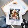 Italian Brainrot T-shirts for Children Anime Cartoon Cute Short Sleeved Shirt Boys Girls Summer Fashion Top Kids Clothes Gifts