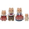 Sylvanian Families Doll [Caramel Dog Family] FS-35 ST Mark Certified Toy Doll House for Ages 3 An...