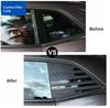 2Pcs Rear Window American Flag Vinyl Decal Stickers For 2008-22 Dodge Challenger